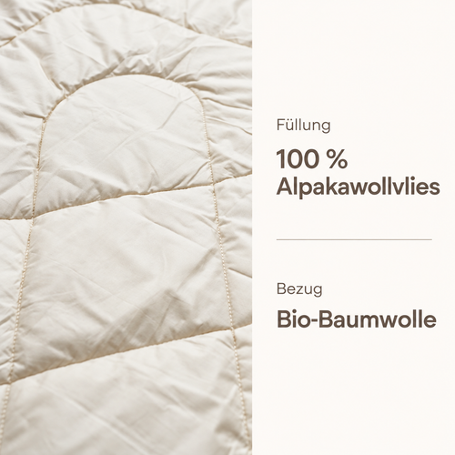 Alpaka Ganzjahresdecke